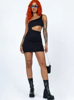 Princess Polly Jessika Mini Dress  Black Sale