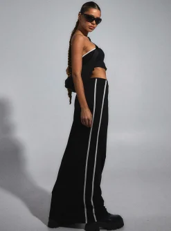 Princess Polly Jgr &Amp; Stn Bianca Maxi Skirt  Black Store