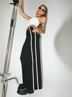 Princess Polly Jgr &Amp; Stn Bianca Maxi Skirt  Black Store