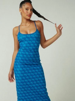 Princess Polly Jgr &Amp; Stn Cassie Maxi Dress Blue Shop