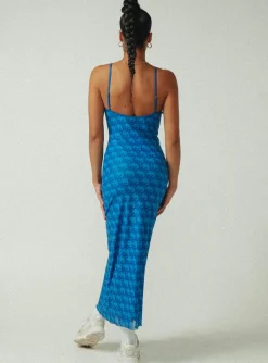 Princess Polly Jgr &Amp; Stn Cassie Maxi Dress Blue Shop