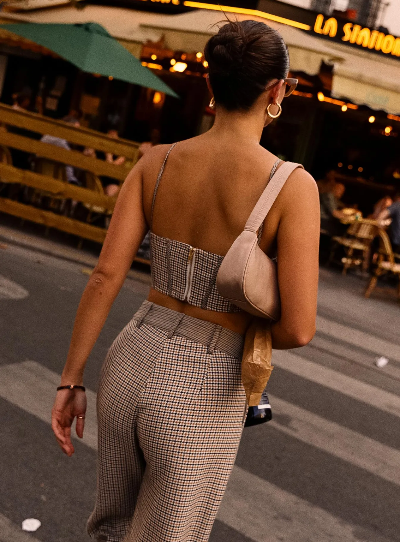 Princess Polly Jgr &Amp; Stn Dylan Corset Check Beige Sale