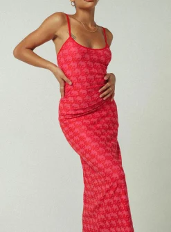 Princess Polly Jgr &Amp; Stn Fae Maxi Dress  Pink Online