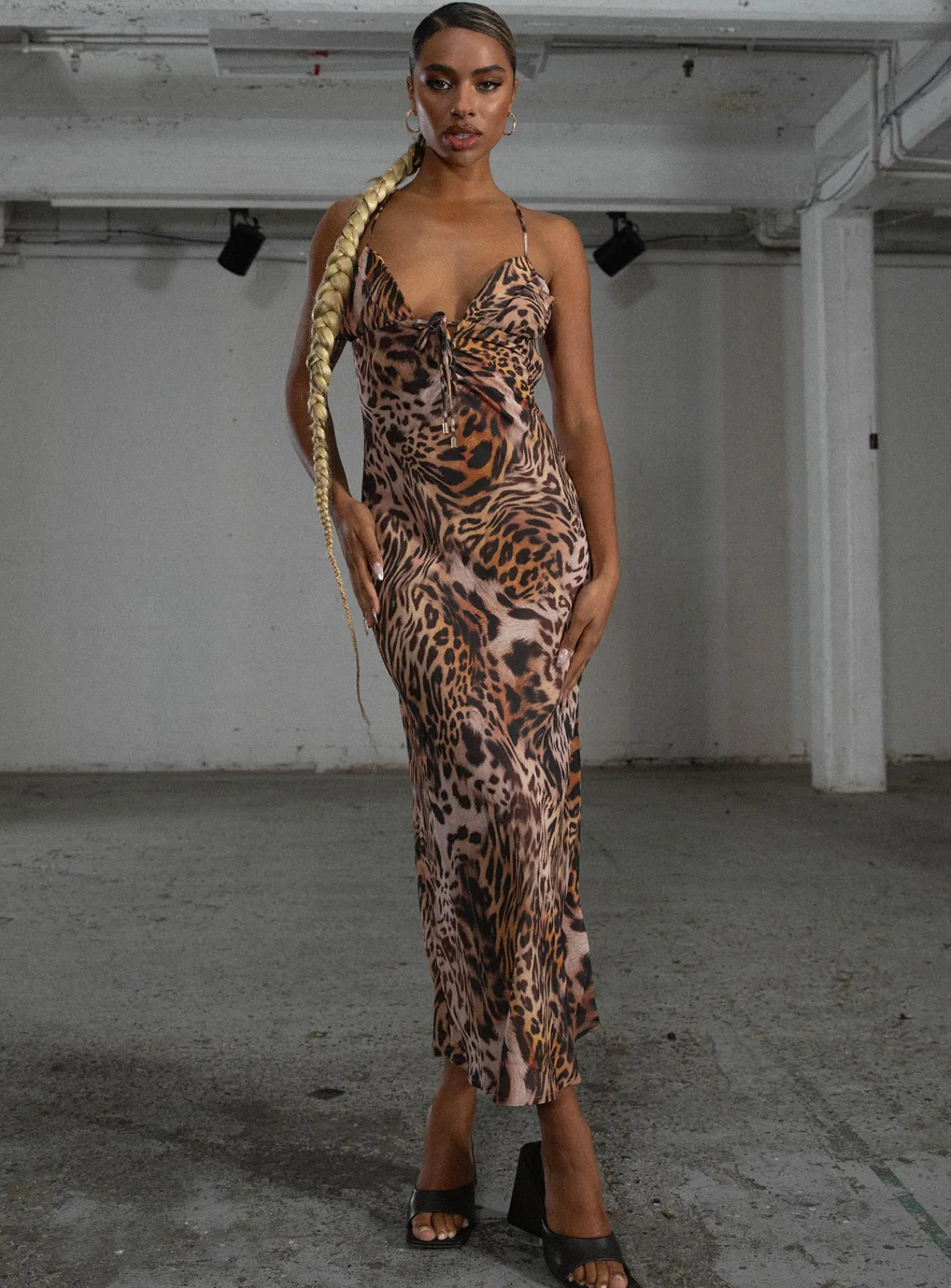 Princess Polly Jgr &Amp; Stn Martine Maxi Dress Black / Brown Best