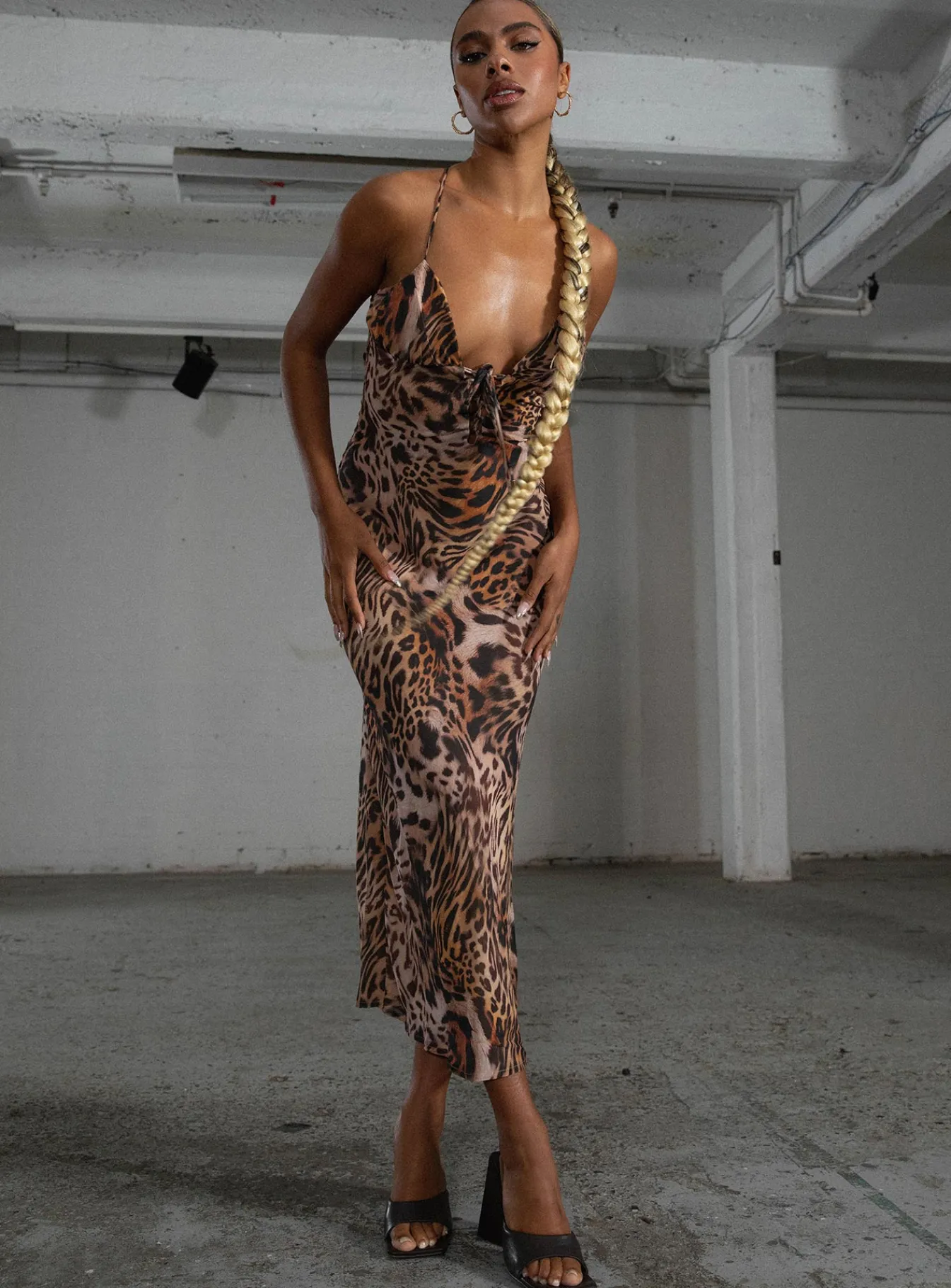 Princess Polly Jgr &Amp; Stn Martine Maxi Dress Black / Brown Best