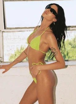 Princess Polly Joana Bikini Bottom  Green New