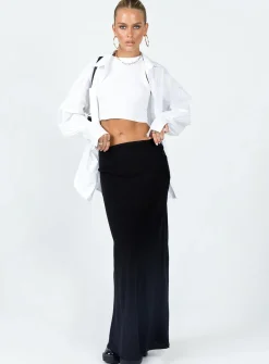 Princess Polly Jodie Maxi Skirt  Black Sale