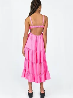 Princess Polly Joella Midi Dress  Pink Online