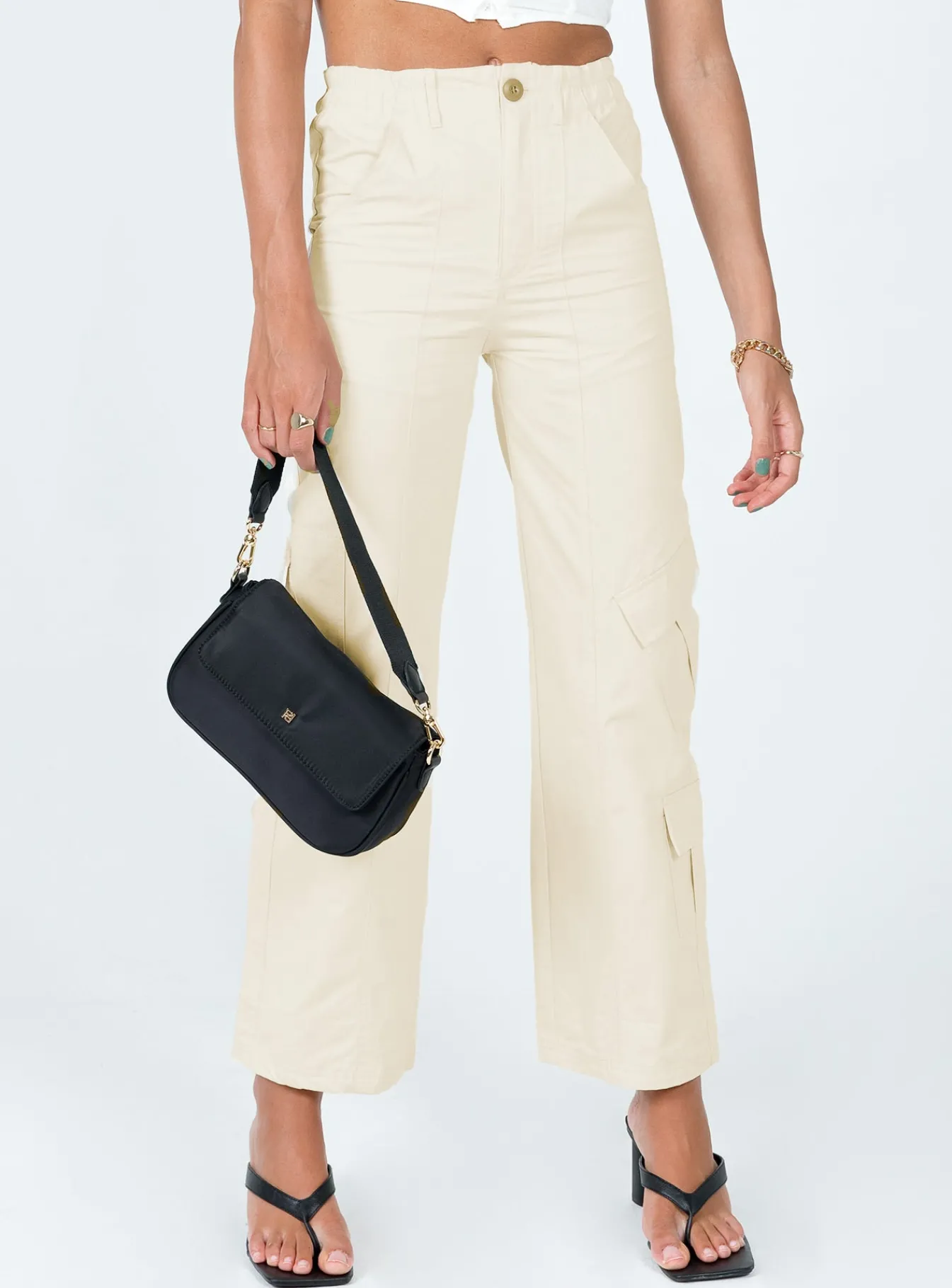 Princess Polly Joelle Pants Cream Fashion