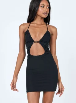 Princess Polly Joey Mini Dress  Black Best Sale
