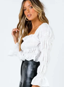 Princess Polly Jolee Top White Cheap