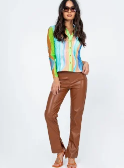 Princess Polly Jolene Long Sleeve Top  Multi Best