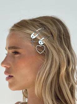 Princess Polly Jora Hair Clip  Silver Outlet