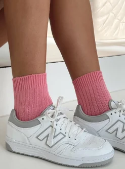Princess Polly Jora Socks  Pink New