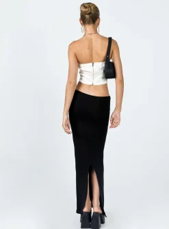 Princess Polly Jordan Knit Midi Skirt Black Shop