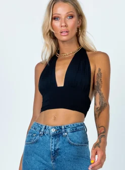 Princess Polly Jordy Top Black Fashion