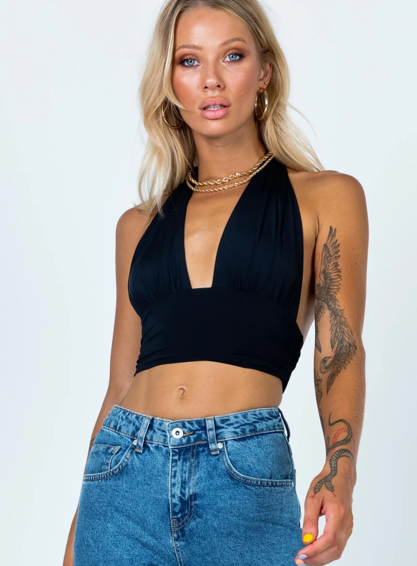 Princess Polly Jordy Top Black Fashion