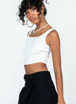 Princess Polly Josette Top  White Flash Sale