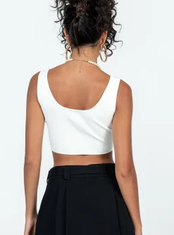 Princess Polly Josette Top  White Flash Sale