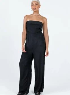 Princess Polly Josia Strapless Jumpsuit  Black Sale
