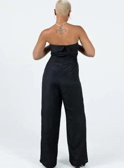 Princess Polly Josia Strapless Jumpsuit  Black Sale