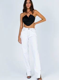 Princess Polly Julia Top  Black Store