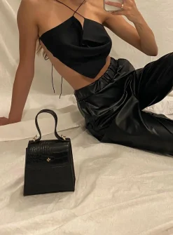 Princess Polly Julia Top  Black Store