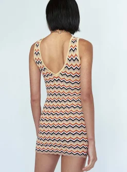 Princess Polly Julianna Mini Dress Multi Clearance
