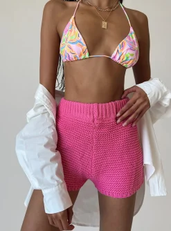 Princess Polly Julianna Shorts  Pink Cheap