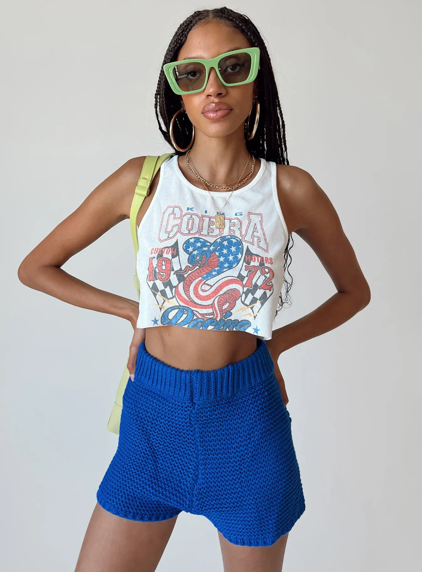 Princess Polly Julianna Shorts Cobalt Blue Store