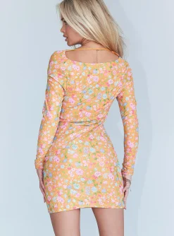 Princess Polly Juliette Mini Dress  Orange Fashion