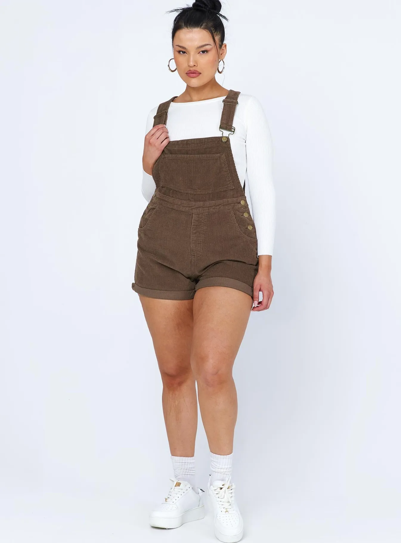 Princess Polly Kacey Overalls Brown Cheap