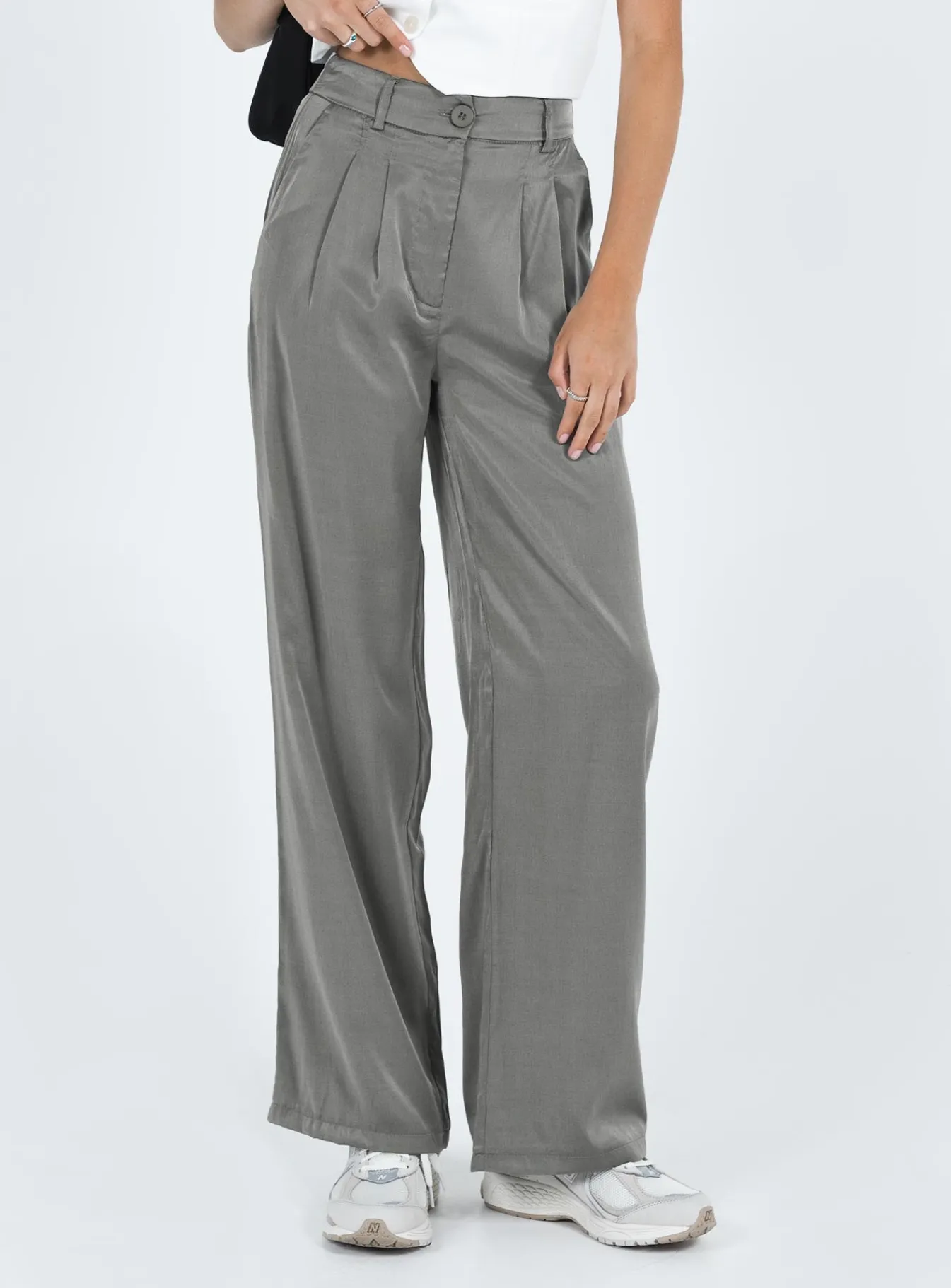 Princess Polly Kacey Pants Slate Cheap