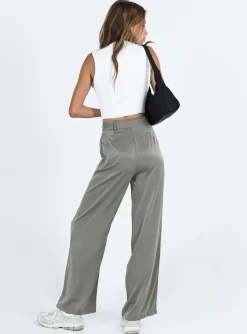 Princess Polly Kacey Pants Slate Cheap