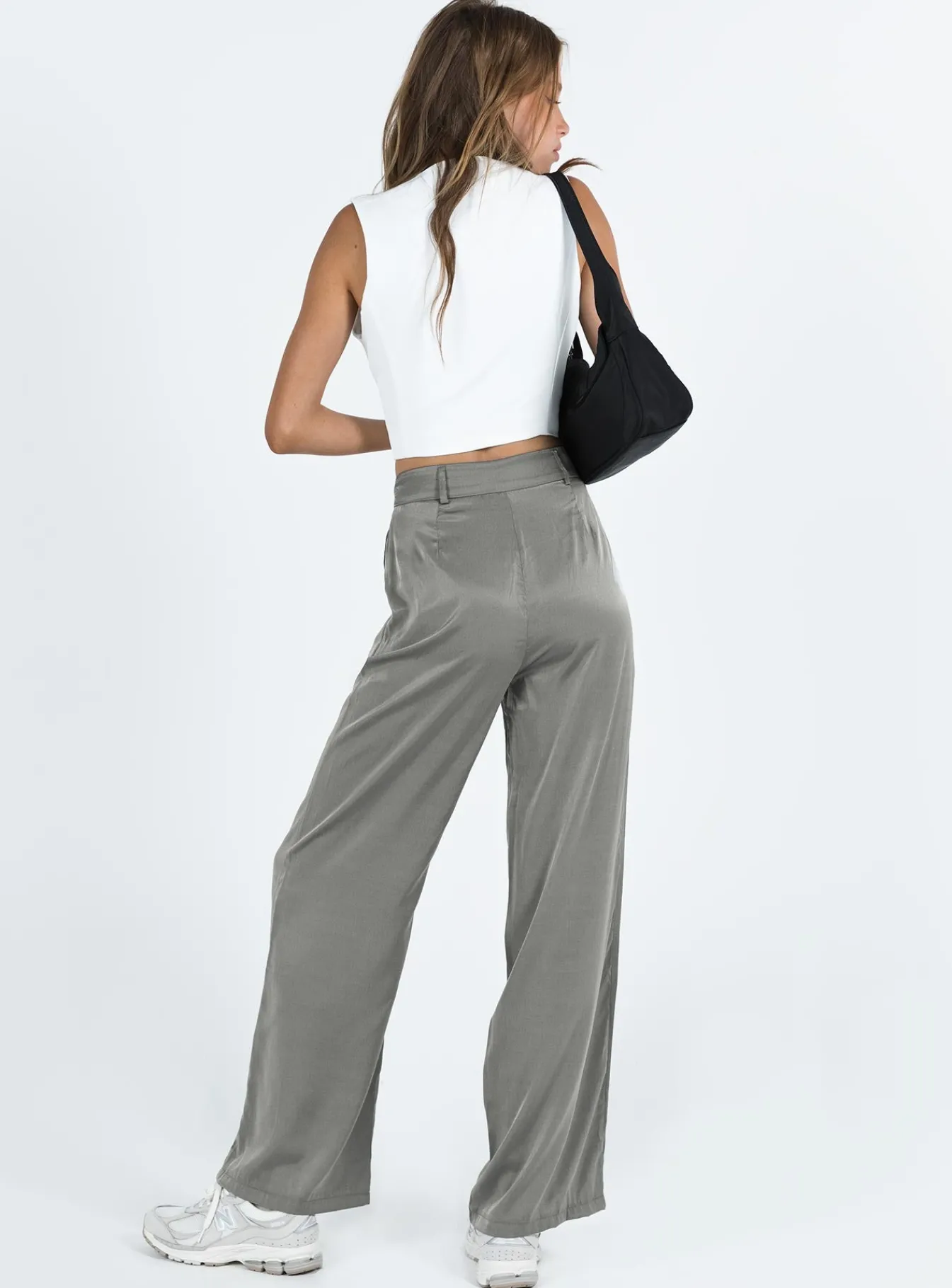 Princess Polly Kacey Pants Slate Cheap