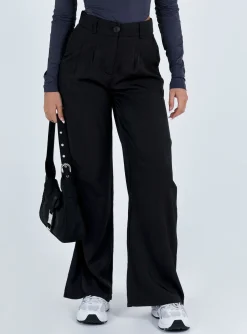 Princess Polly Kacey Pantspetite   Black Hot