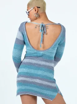 Princess Polly Kadince Mini Dress  Blue Shop