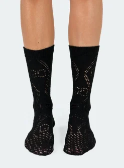 Princess Polly Kael Socks  Black Shop