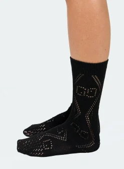 Princess Polly Kael Socks  Black Shop