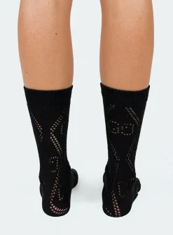 Princess Polly Kael Socks  Black Shop