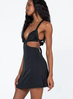 Princess Polly Kaela Mini Dress  Black Store