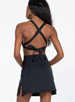 Princess Polly Kaela Mini Dress  Black Store