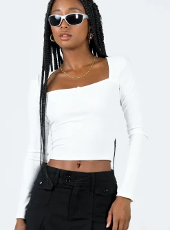 Princess Polly Kaffia Top White Fashion