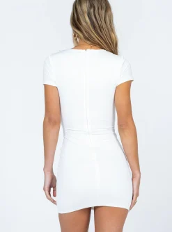 Princess Polly Kailani Mini Dress White Hot
