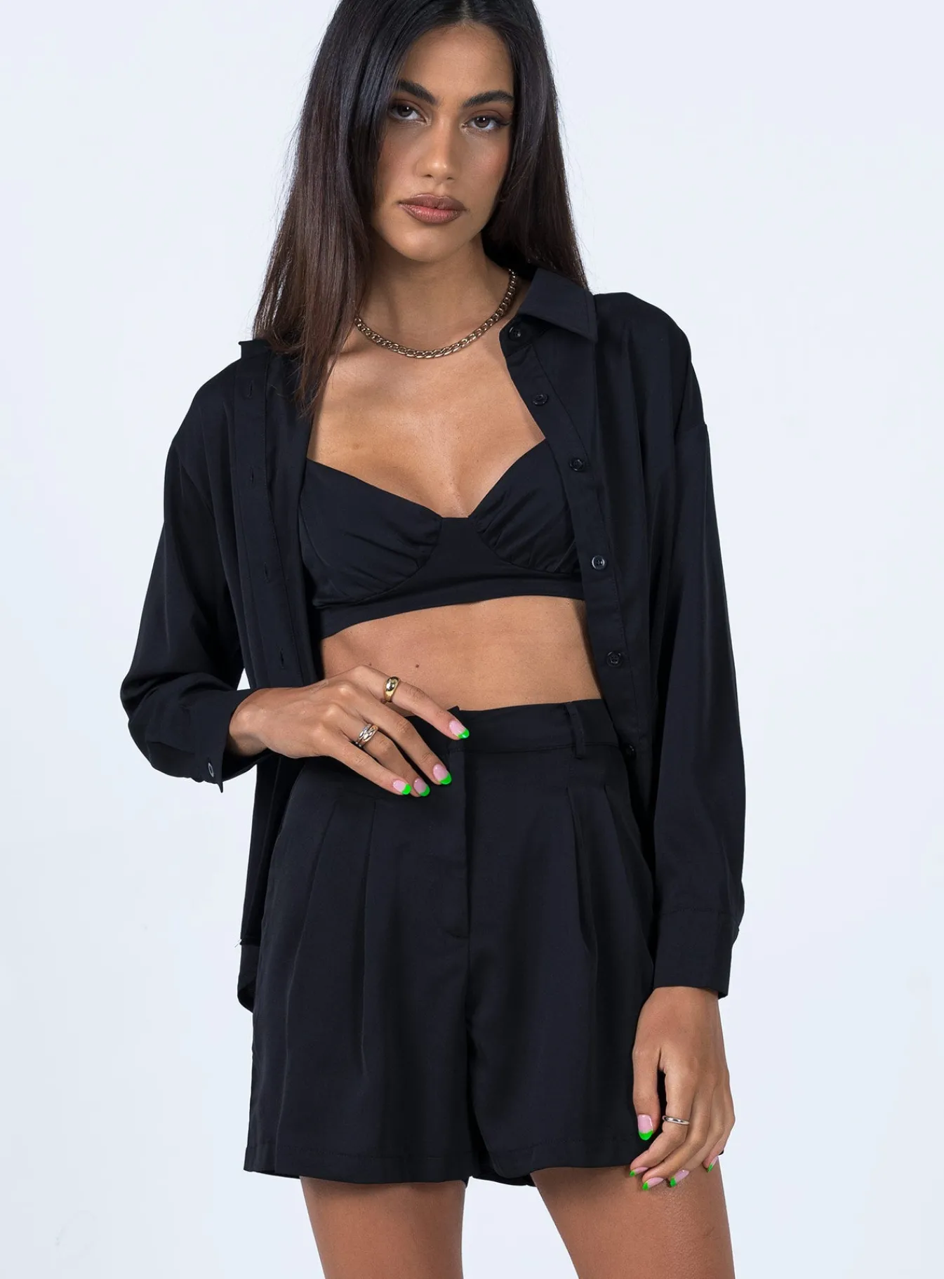 Princess Polly Kaitlyn 3 Piece Set Black Outlet
