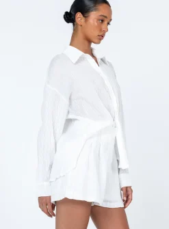 Princess Polly Kaitlyn 2 Piece Settexture   White Shop