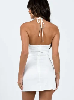 Princess Polly Kalessa Mini Dress  White Online