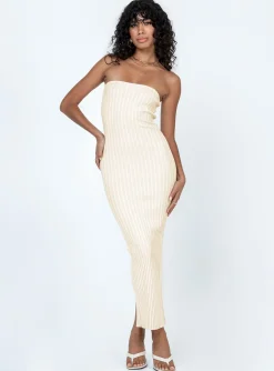 Princess Polly Kalla Midi Dress  Beige Best