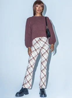 Princess Polly Kallani Pants  Beige Discount