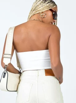 Princess Polly Kallista Top  White Clearance
